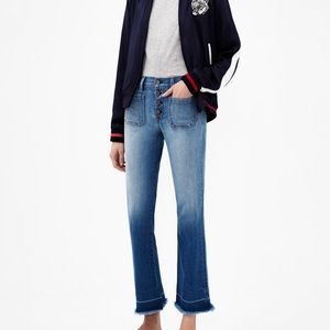 Ei8ht Dreams flared blue cropped jeans size 29